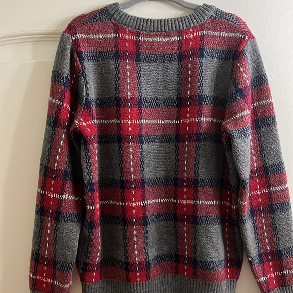 Janie and Jack Boys Plaid Sweater - Picture 5 of 5